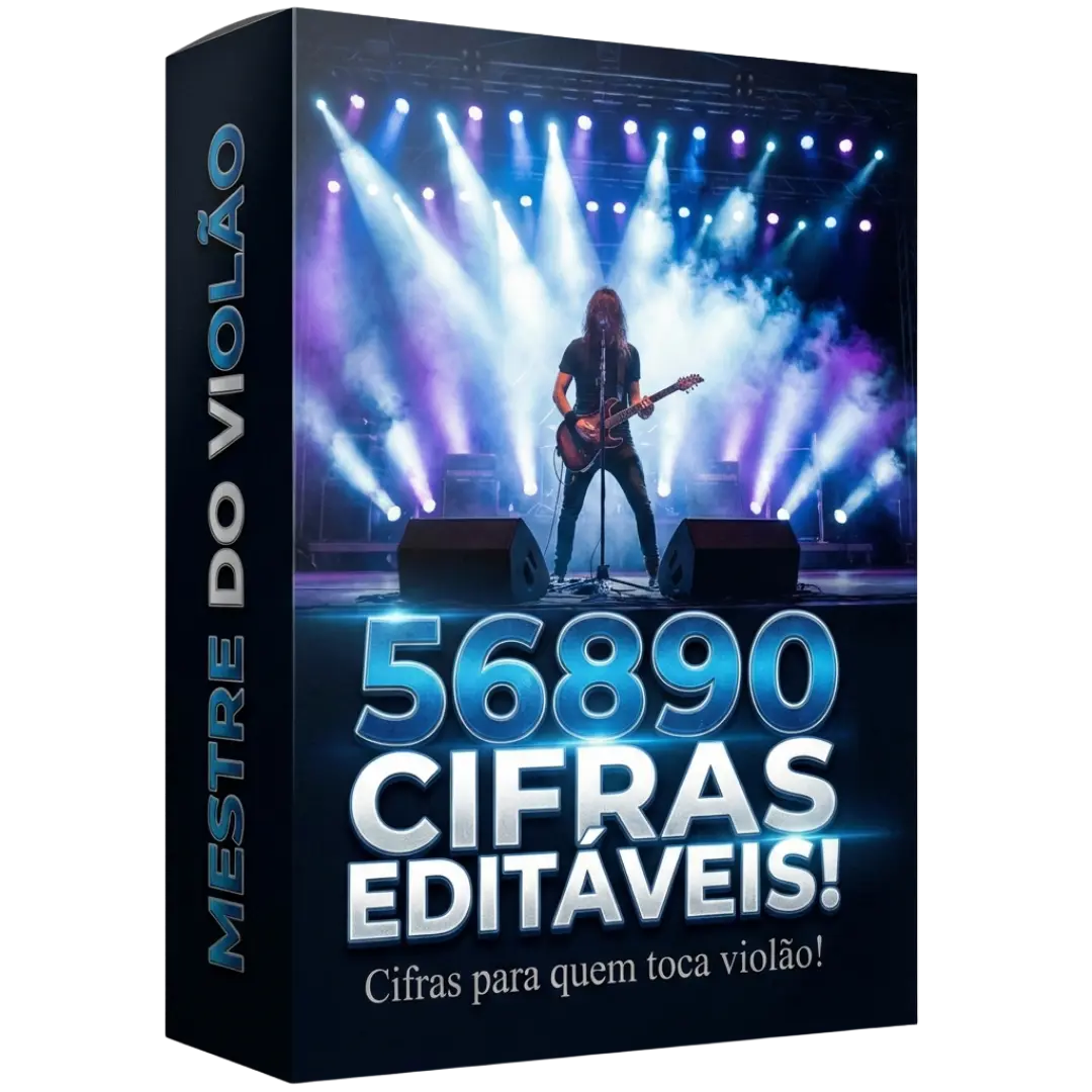 Pacote 56 Mil Cifras Editáveis — Mestre do Violão