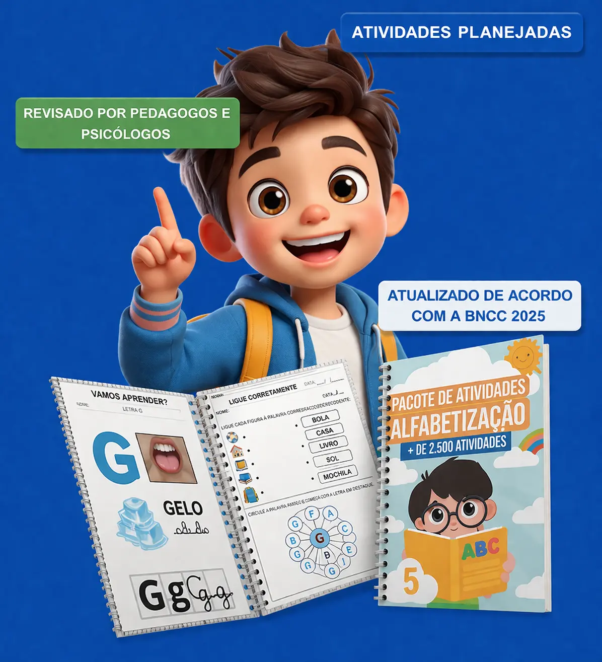 Menino Material Educativo